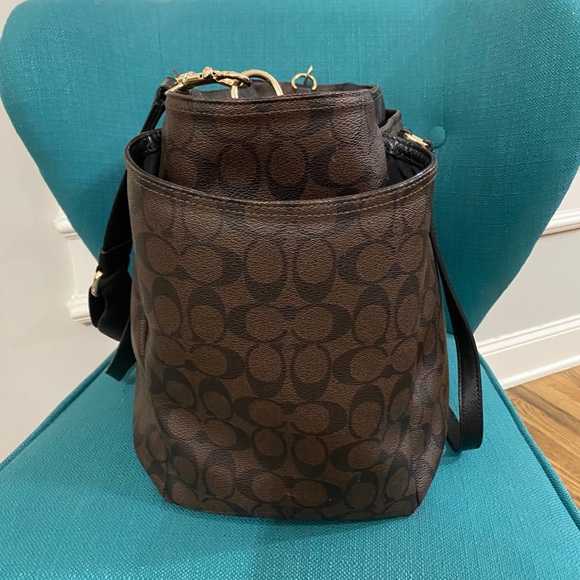 Authentic Coach diaper/duffle bag - Picture 4 of 5